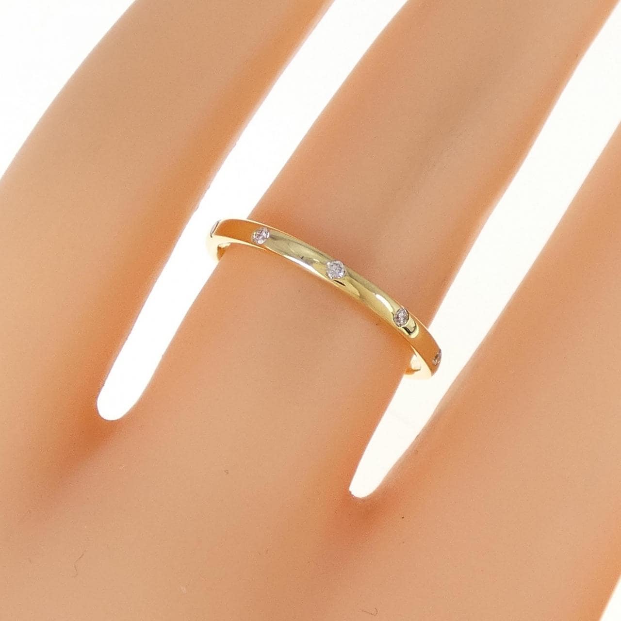 K18YG ダイヤモンド リング 0.05CT