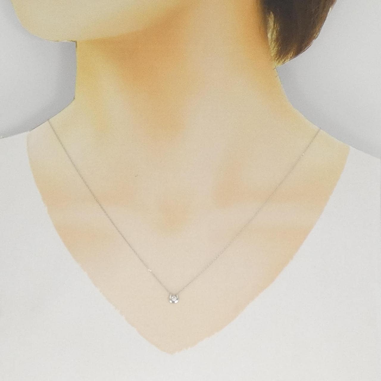 ポンテヴェキオ ダイヤモンド ネックレス 0.05CT