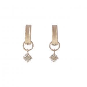 K18PG 2WAY ダイヤモンド イヤリング 0.50CT