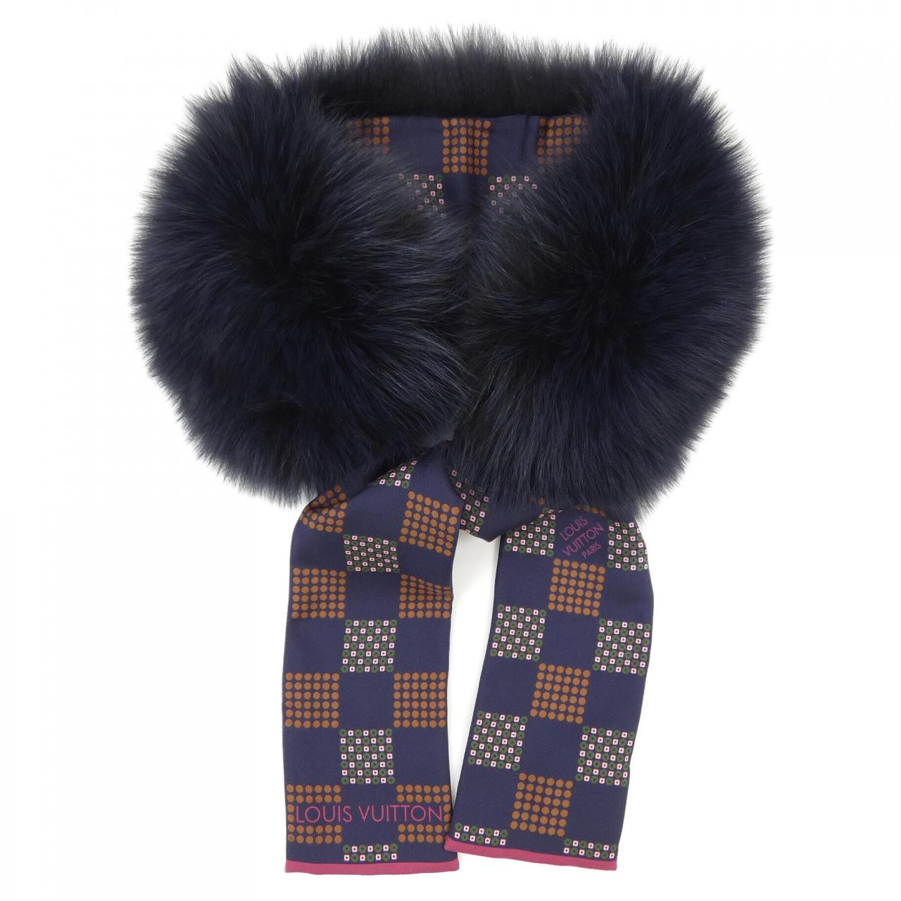 ルイヴィトン LOUIS VUITTON バンドー フリュール ダミエ M75041 MUFFLER