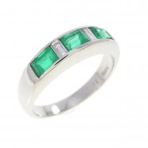 PT900 エメラルド リング 0.71CT