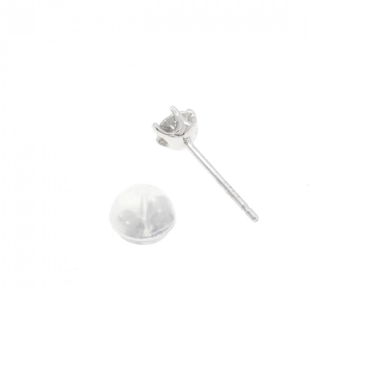 PT900 ダイヤモンド ピアス 0.17CT 片耳
