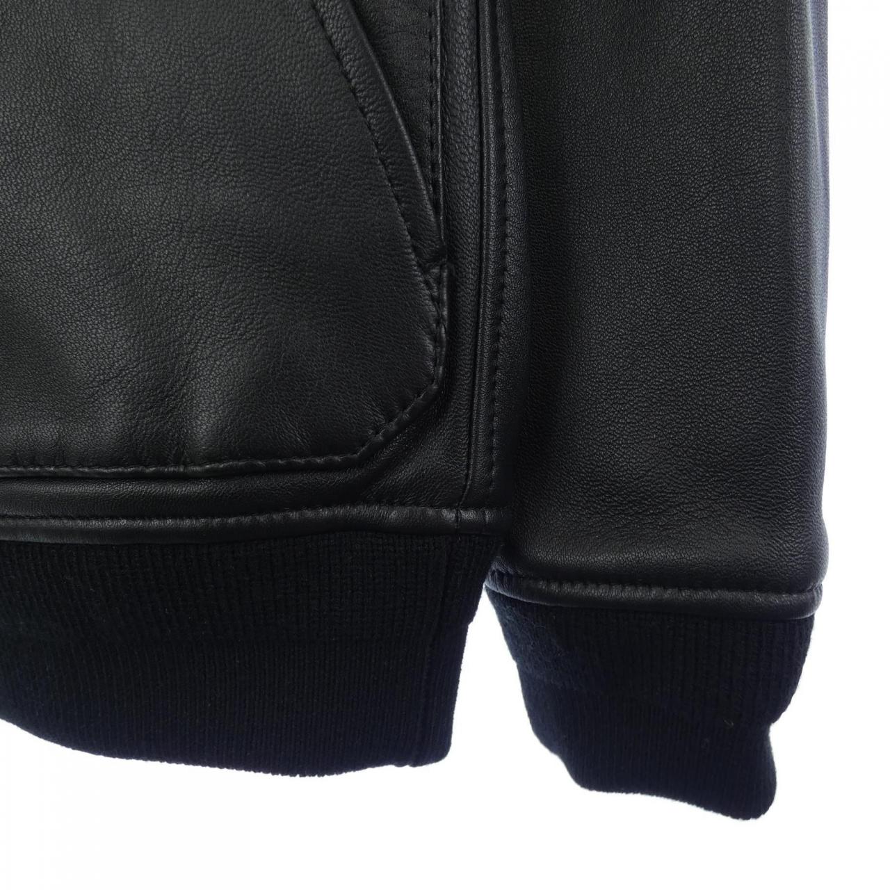 NANO UNIVERSE Leather Coat