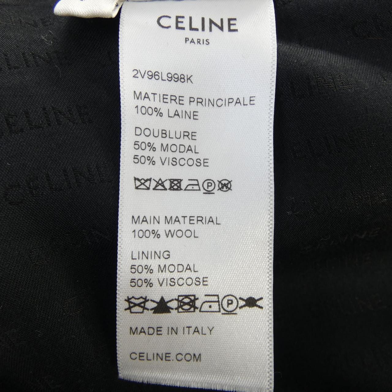 セリーヌ CELINE 2V96L998K ジャケット