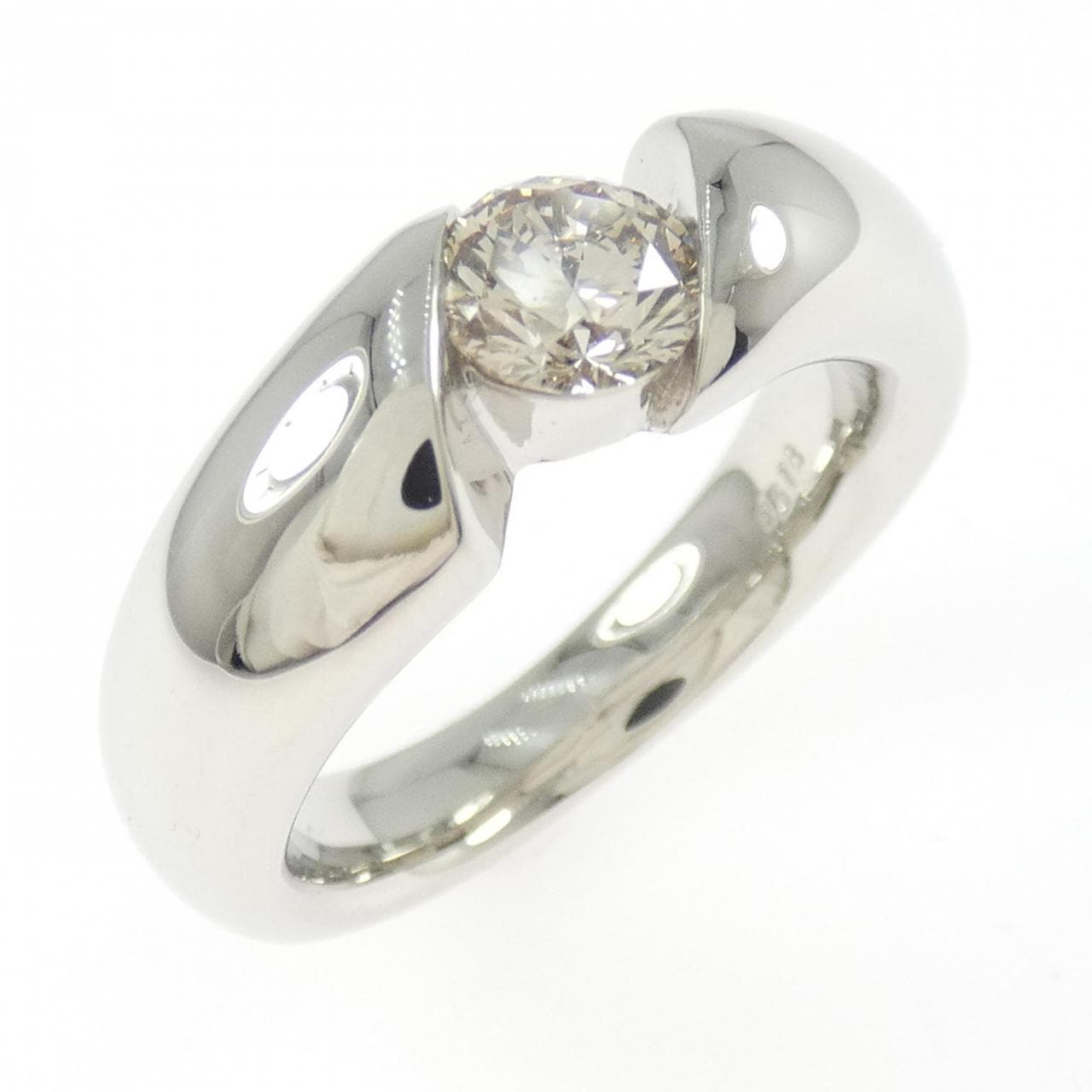 PT950 ダイヤモンド リング 0.618CT