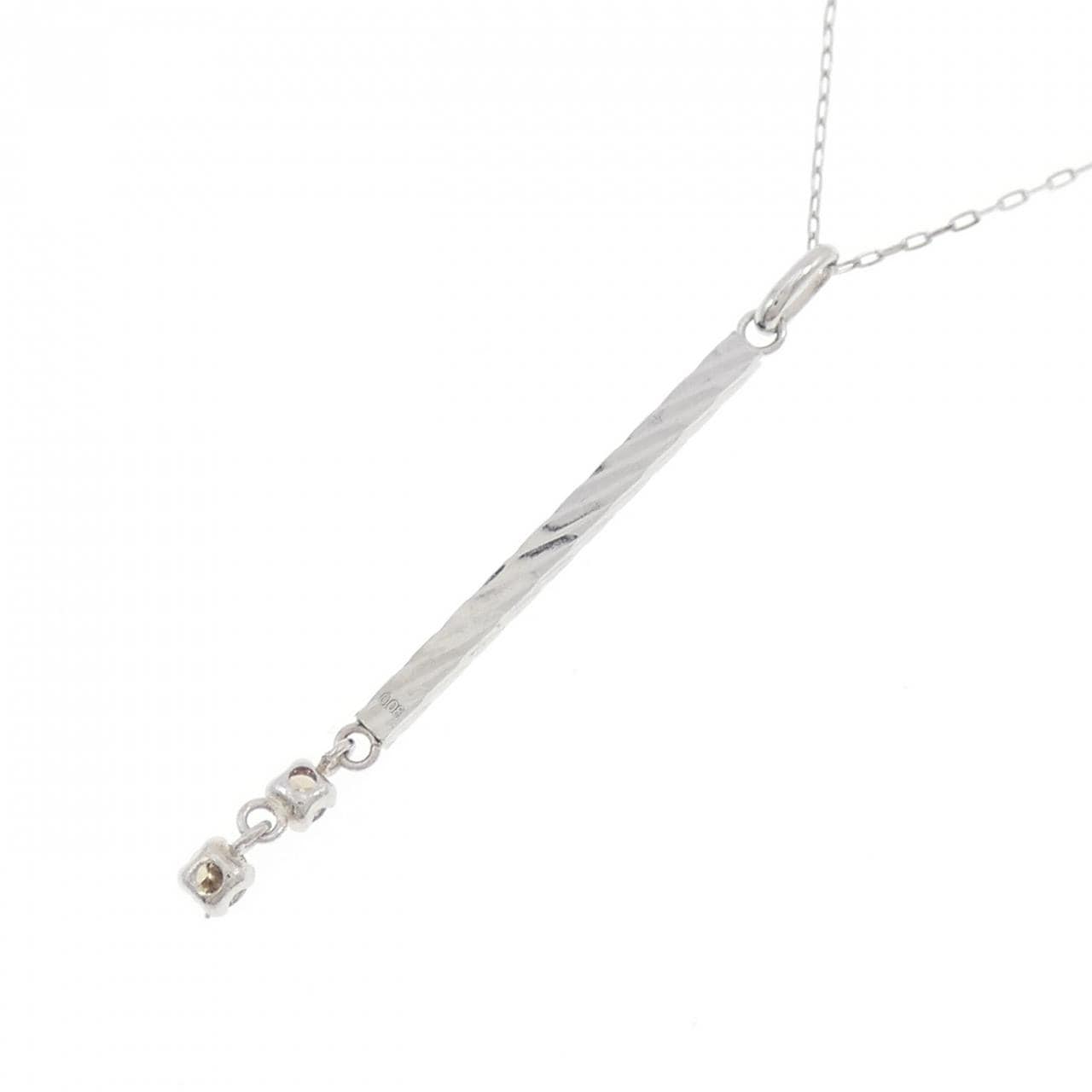 PT900 ダイヤモンド ネックレス