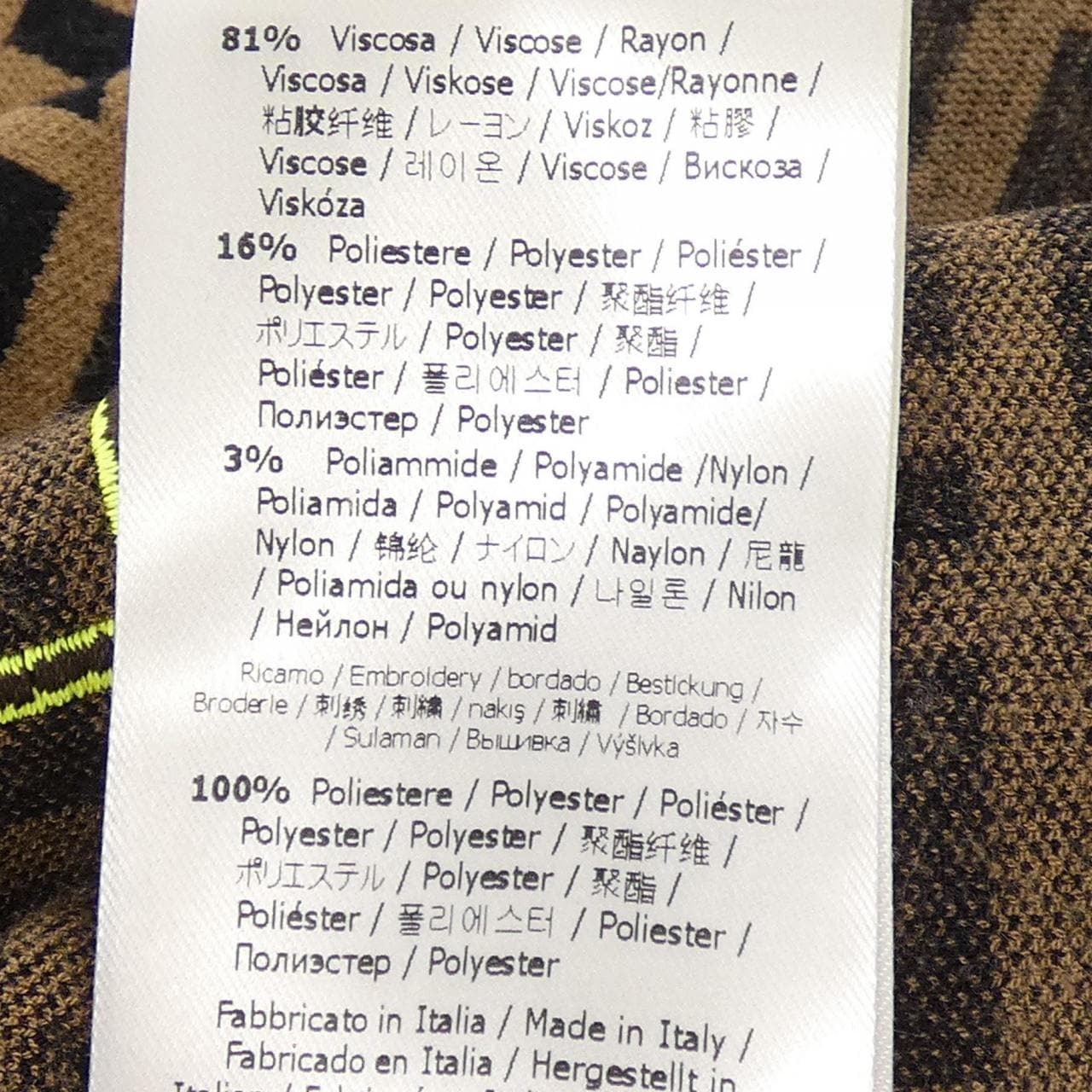 フェンディ FENDI FZY780 A7UB ニット