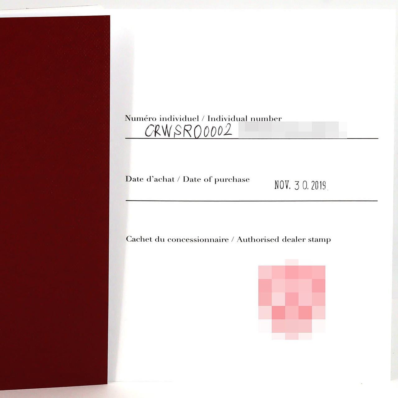 カルティエ ロトンド･ドゥ･カルティエ クロノグラフ WSRO0002 SS 自動巻