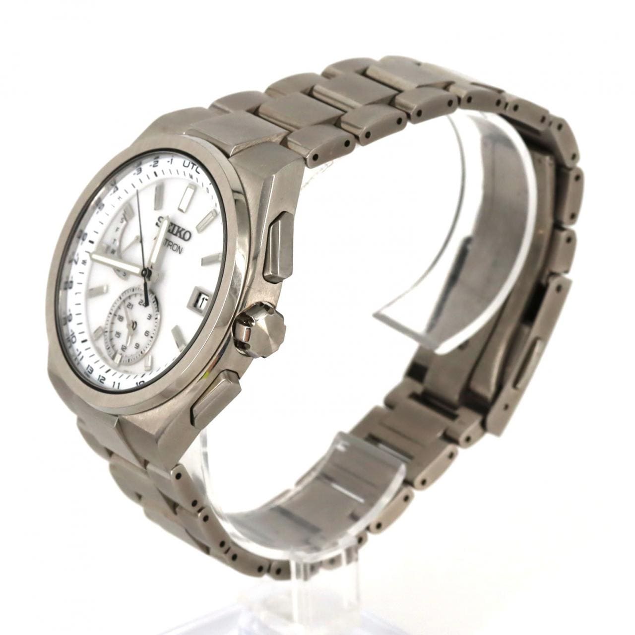 セイコー アストロン 電波時計 8B63-0BH0/SBXY085 TI ソーラークォーツ