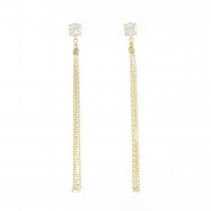 K18YG ダイヤモンド ピアス 0.30CT