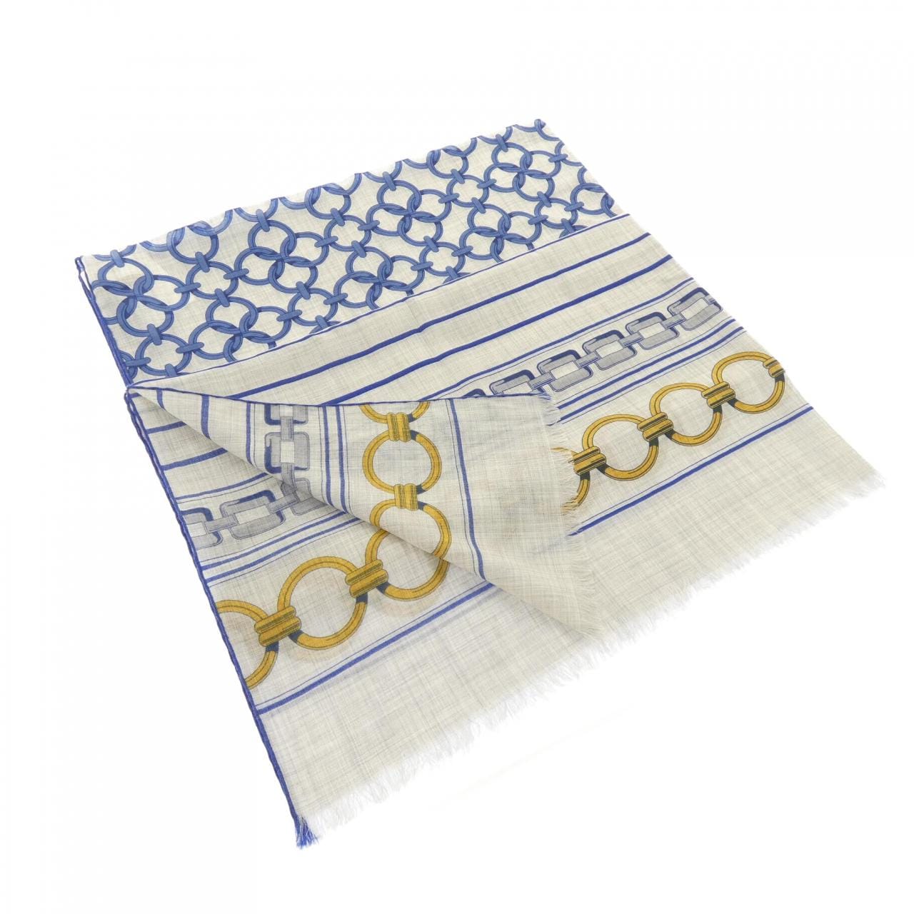 エルメス HERMES MAILLONS ET CHAINES H563899S レクタングル STOLE