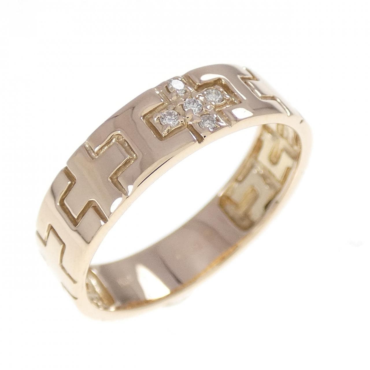 K18PG ダイヤモンド リング 0.03CT