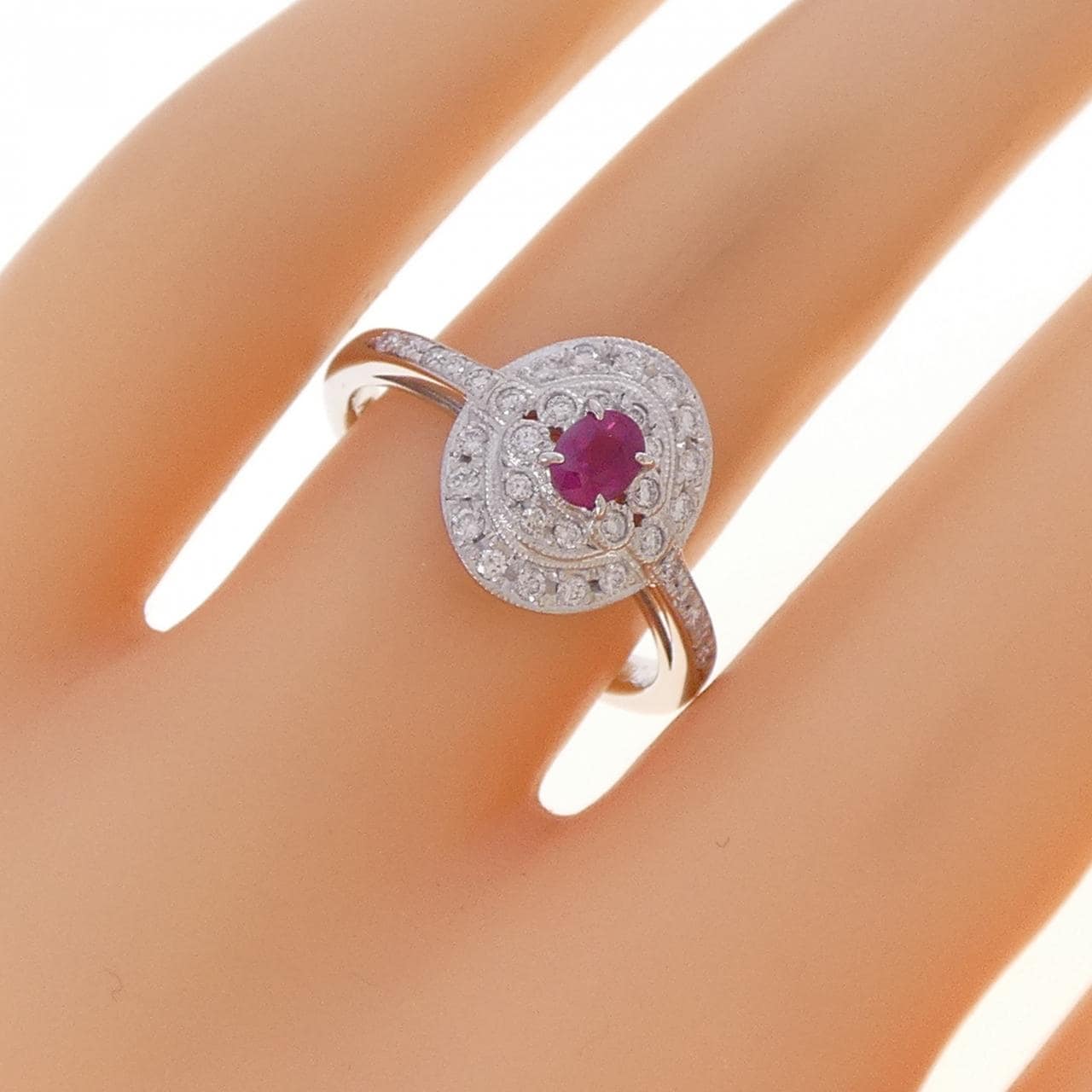 PT900 ルビー リング 0.272CT