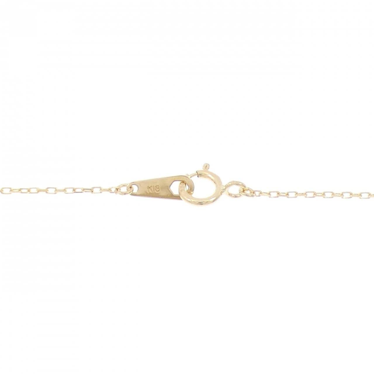 K18YG サファイヤ ネックレス