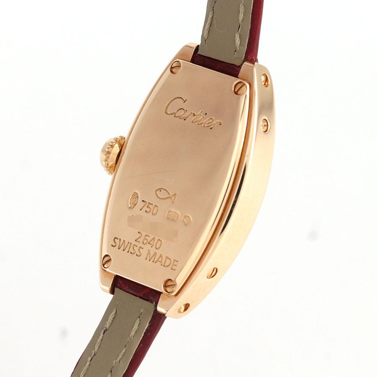 カルティエ ミニトノーラニエール PG/トルマリン WJ201638 PG･RG クォーツ