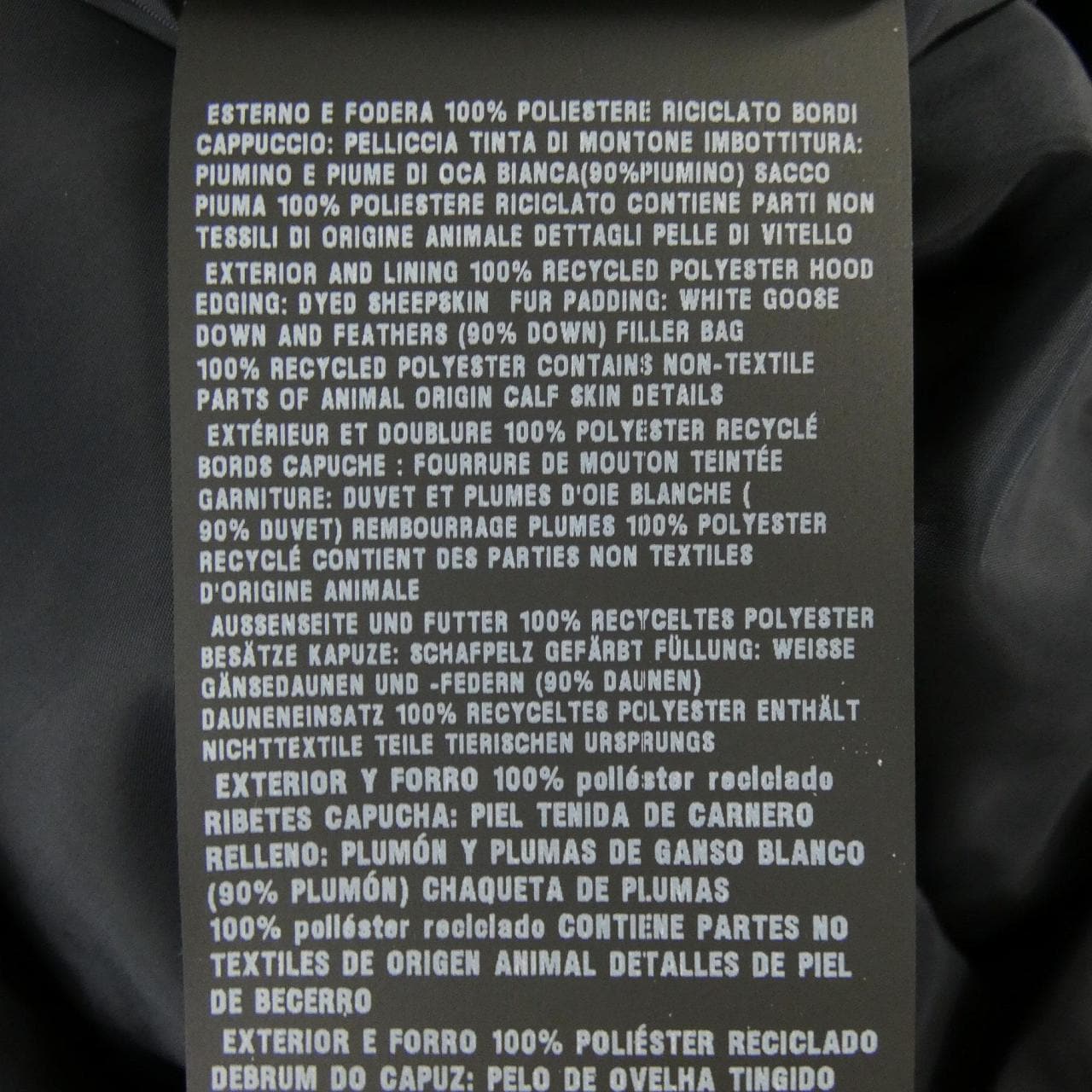 プラダ PRADA トライアングルロゴ 29E117 R212 106O ダウンコート