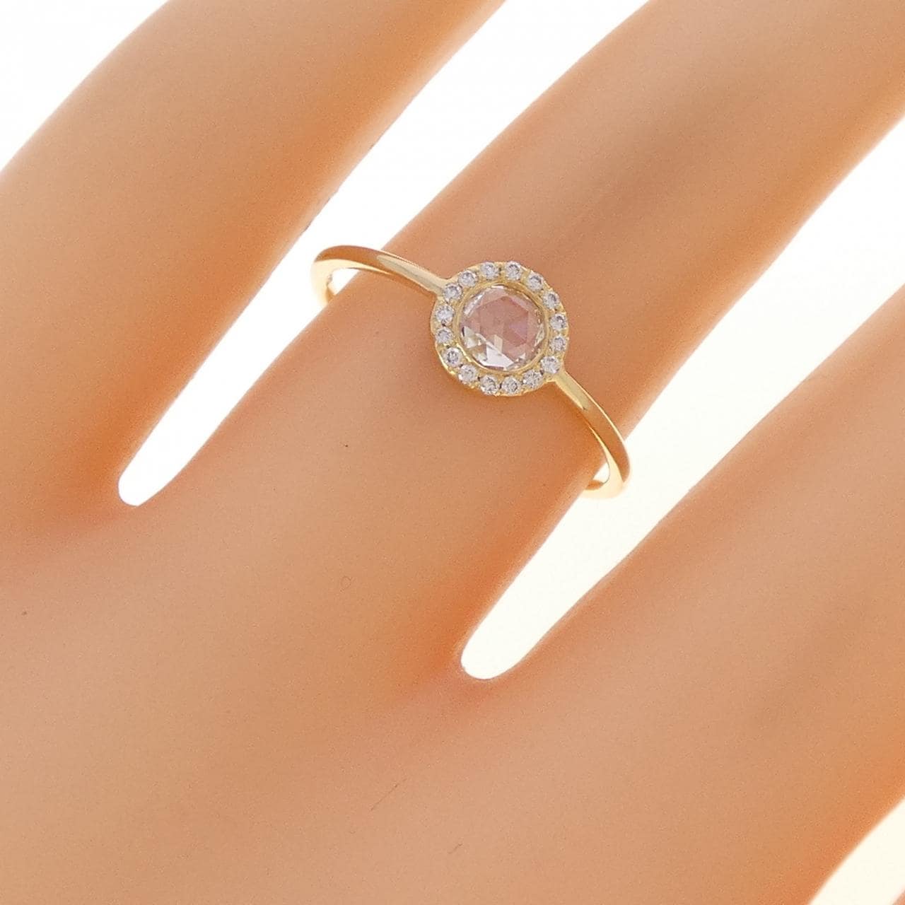 750YG ダイヤモンド リング