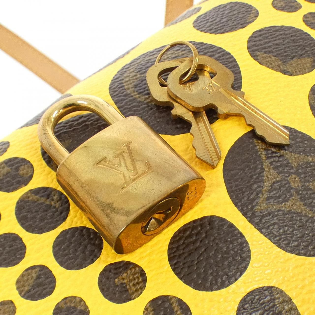 LOUIS VUITTON Monogram南瓜圆点 (Yayoikusama) Papillon 30 厘米 M40688 包