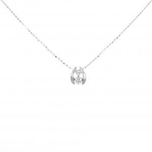 K14WG ダイヤモンド ネックレス 0.07CT