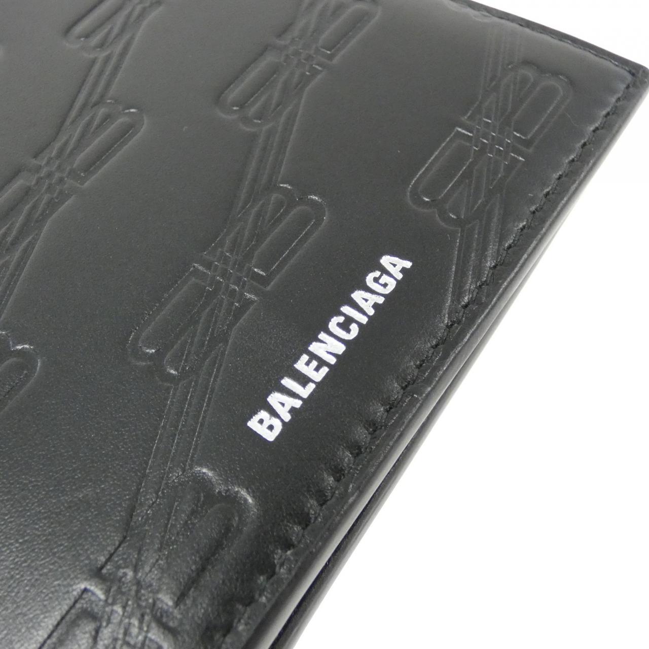 BALENCIAGA Embossed Square Fold Coin Wallet 718395 210JS Wallet