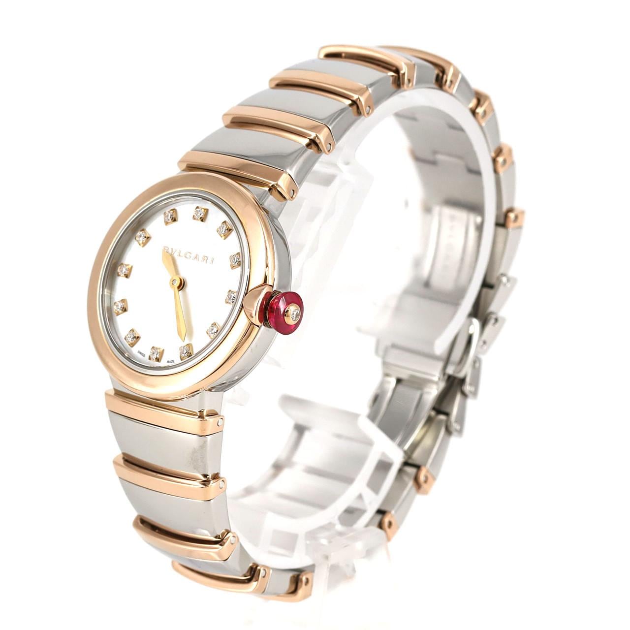 BVLGARI Chair PG Combination 12P LUP28SG/LU28WSPGSPG/12 SSxPG Quartz