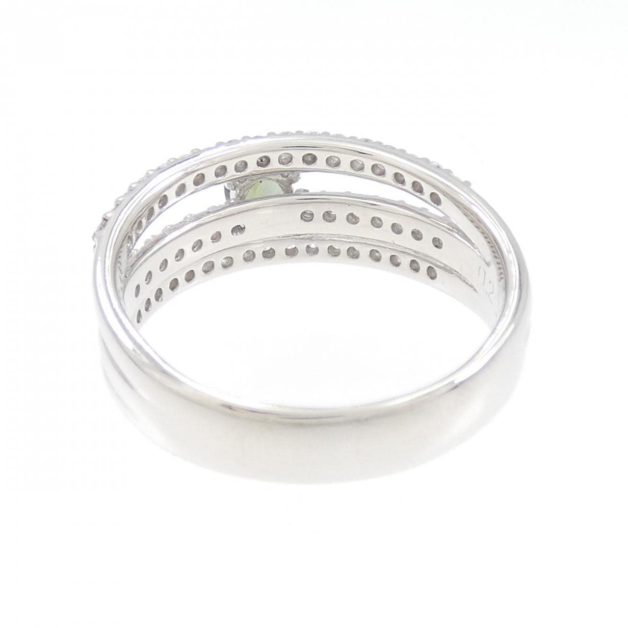 ご予約 アレキリング アレキサンドライト ダイヤモンドリング AX 0.48ct D 0.16ct