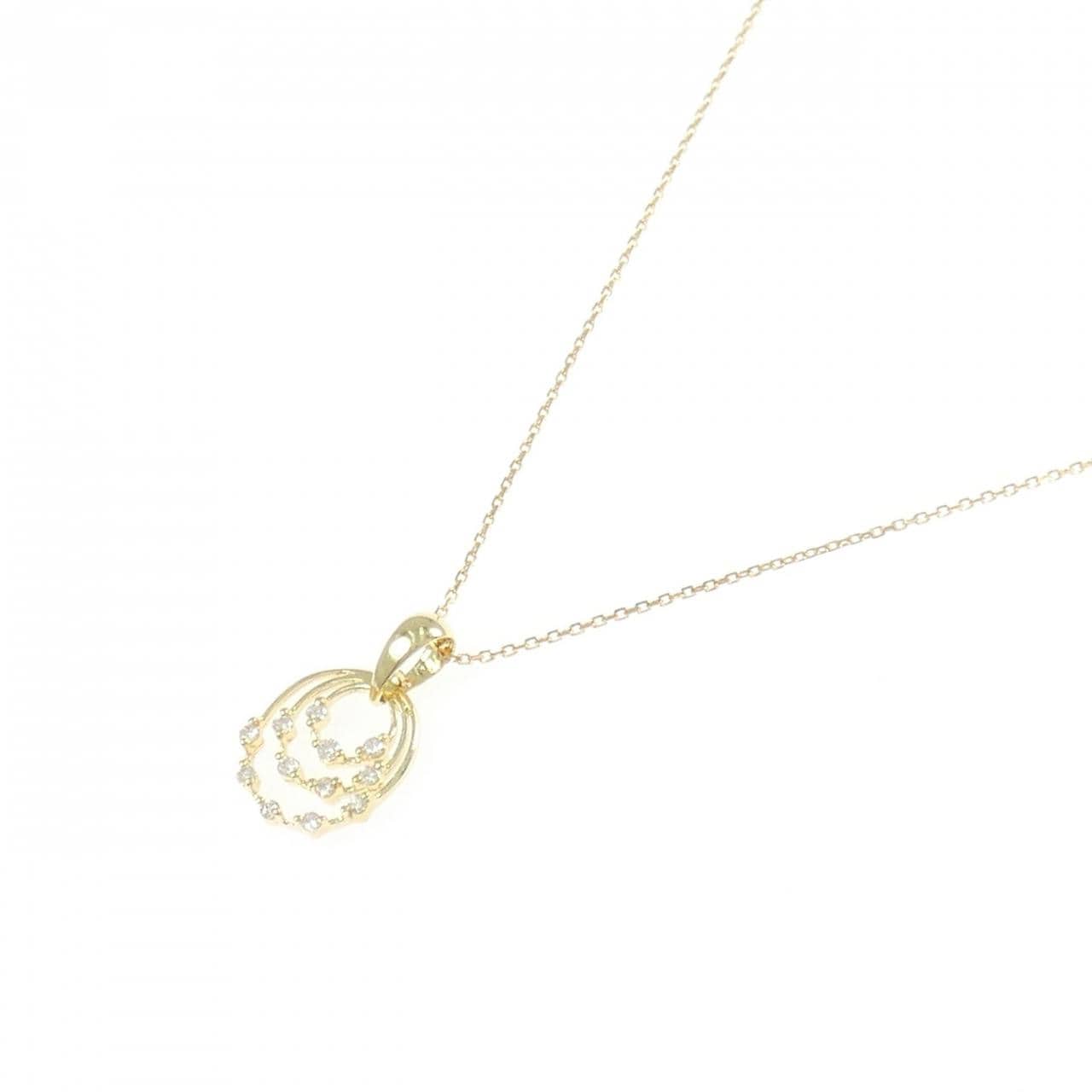 K18YG ダイヤモンド ネックレス 0.10CT