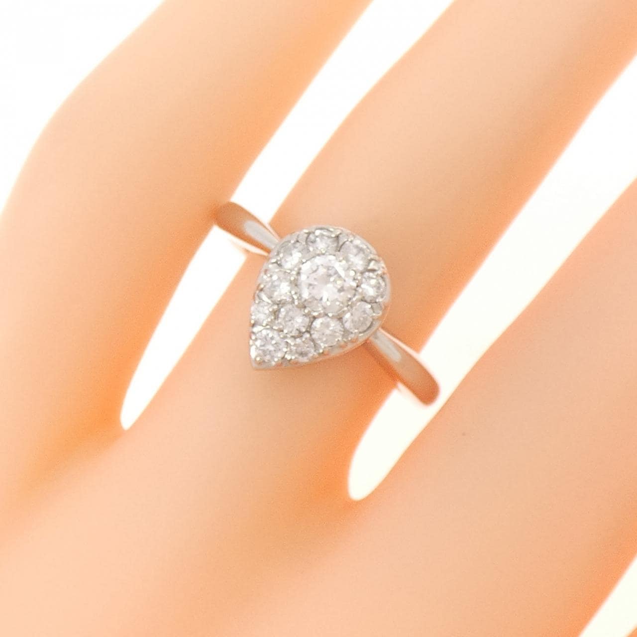 【新品】PT900 ダイヤモンド リング 0.50CT