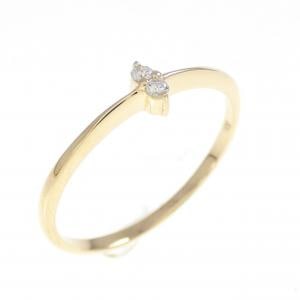 K18YG ダイヤモンド リング 0.03CT