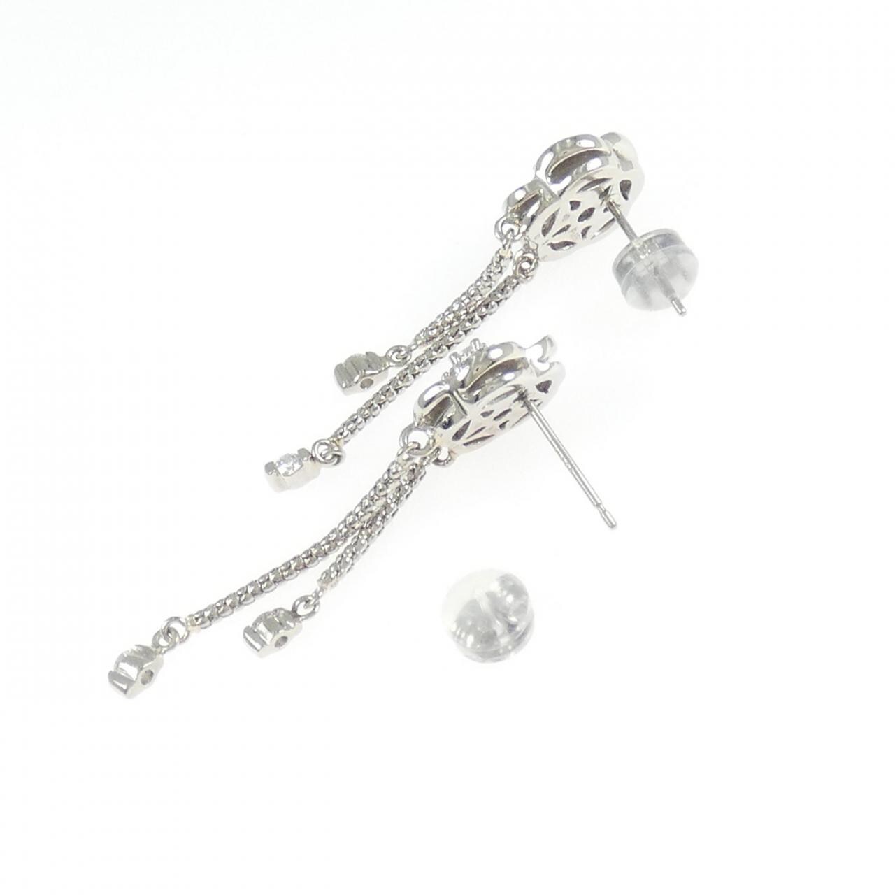 PT850/PT900 Flower Diamond Earrings 0.36CT