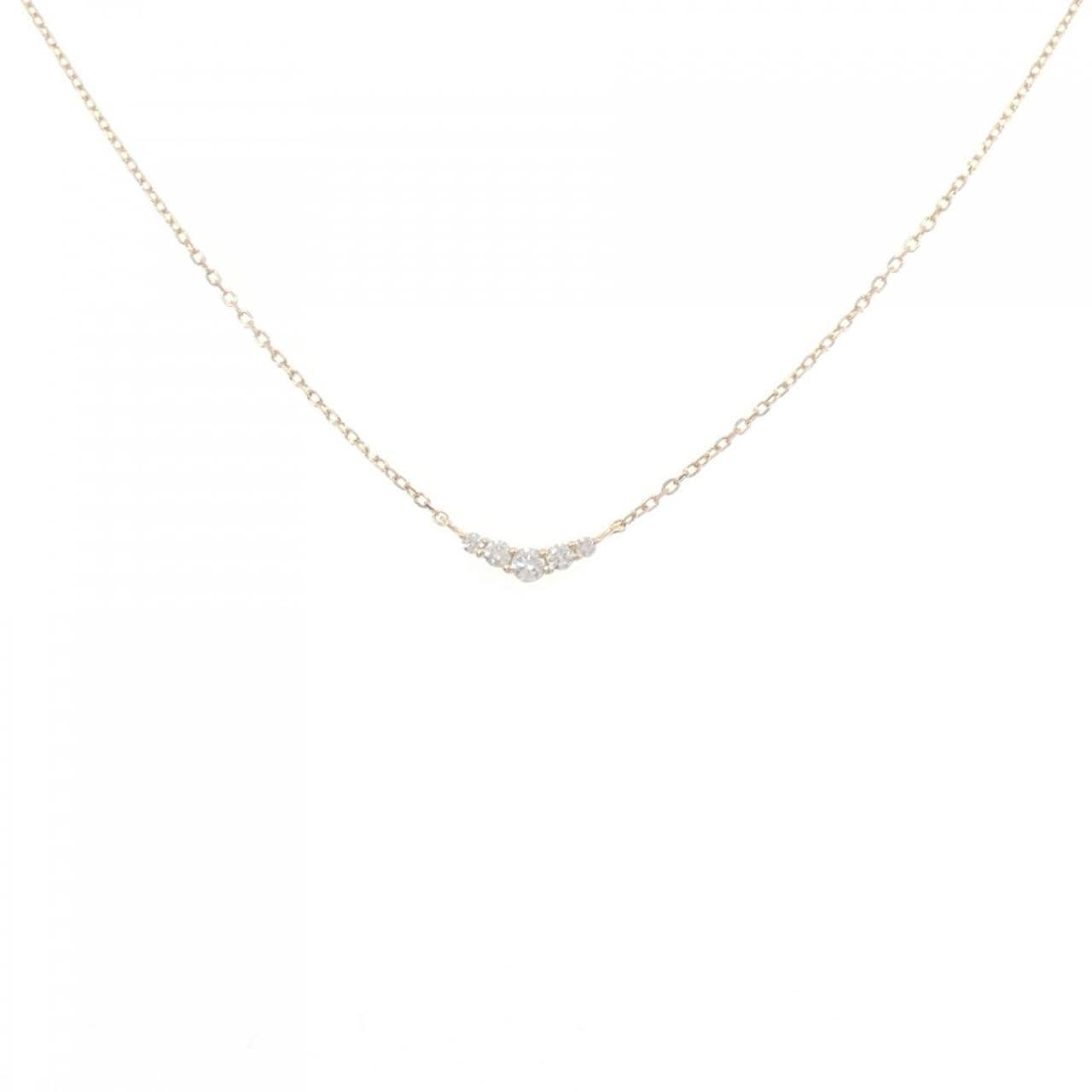 ヴァンドーム ダイヤモンド ネックレス 0.11CT