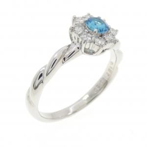 PT900 パライバトルマリン リング 0.127CT