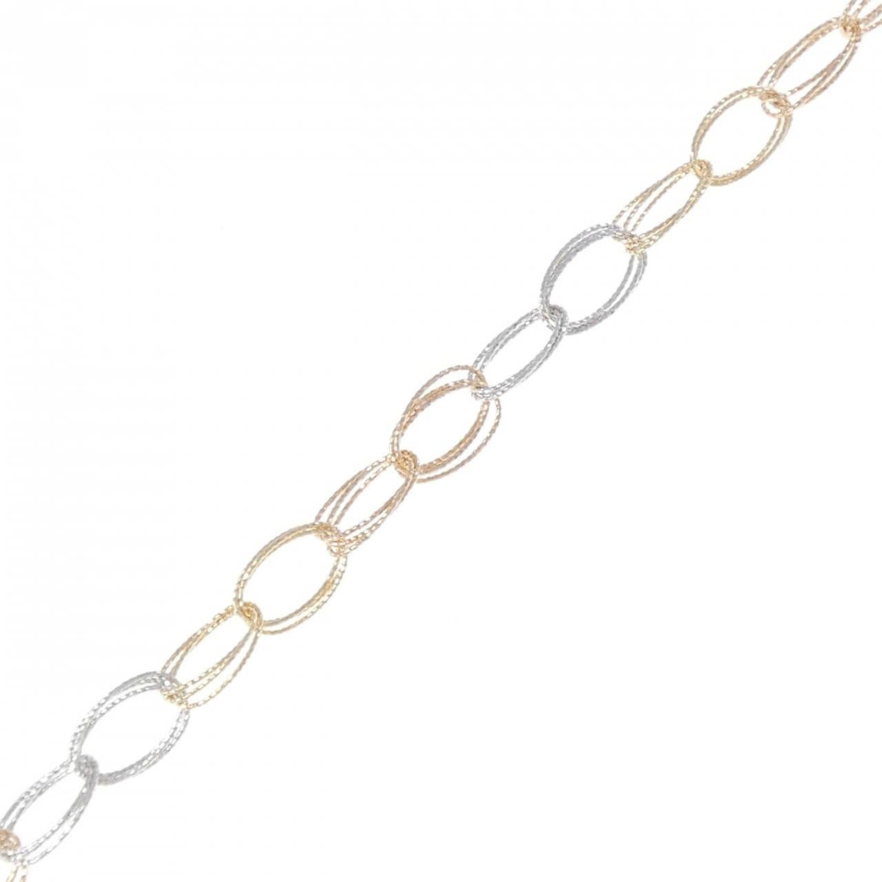 750スリーカラー アンクレット