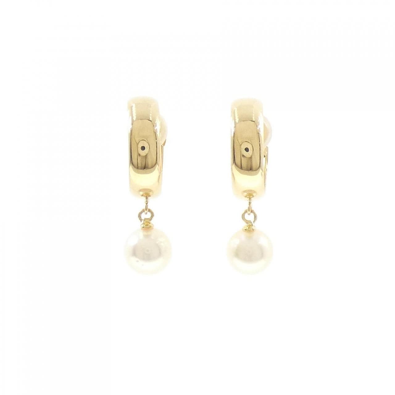 K18YG アコヤパール イヤリング 6.8mm