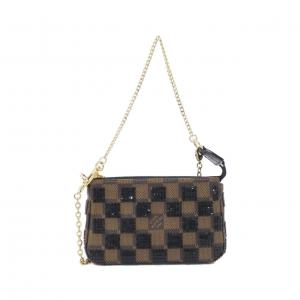 ルイヴィトン ダミエ パイエット ミニ ポシェット アクセソワール N63176 アクセサリーポーチ