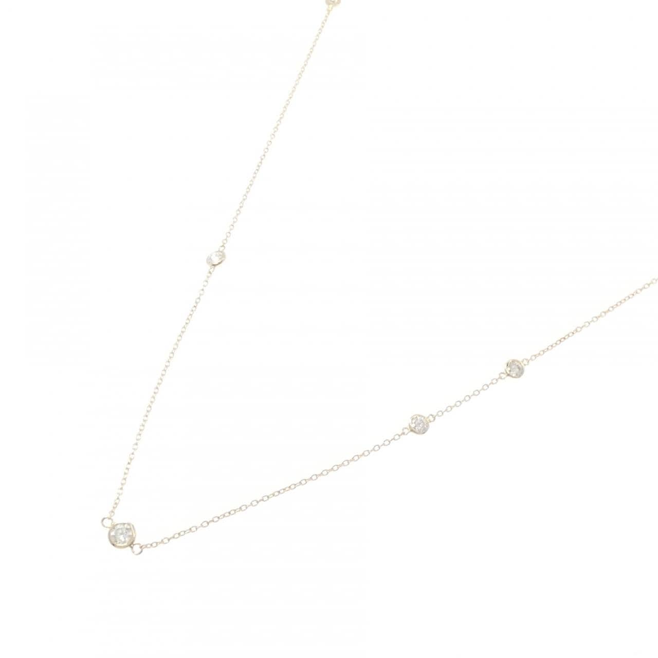 【リメイク】K10YG ダイヤモンド ネックレス 1.00CT