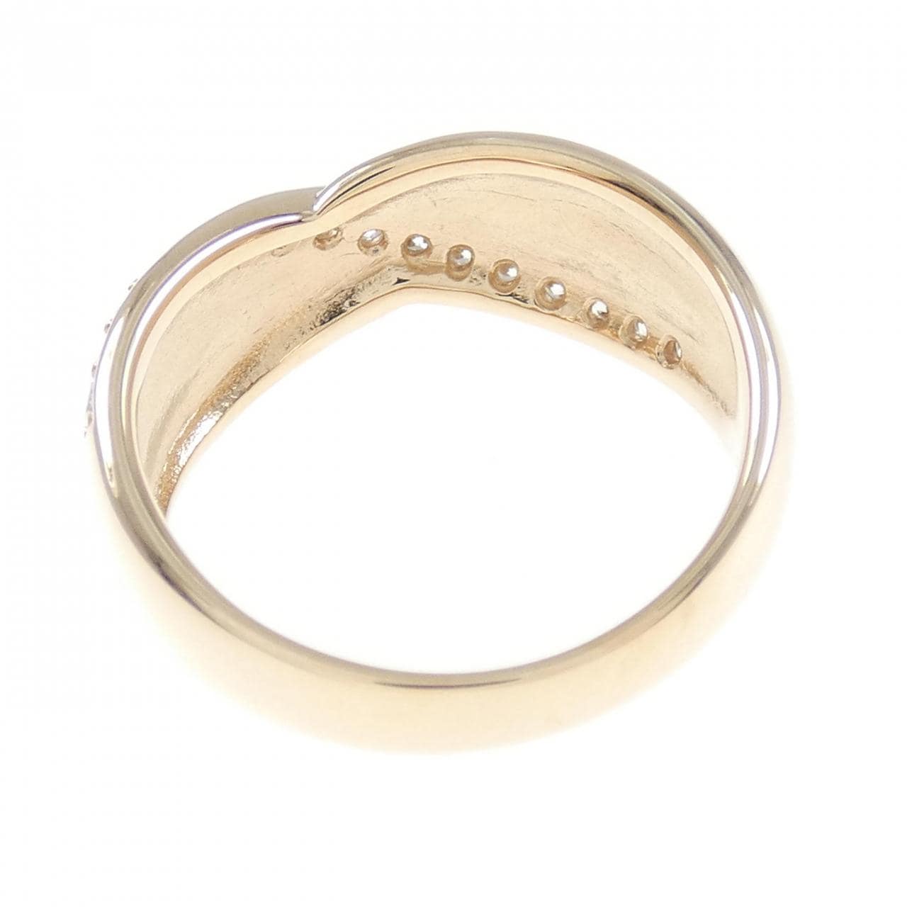 K18PG ダイヤモンド リング 0.23CT