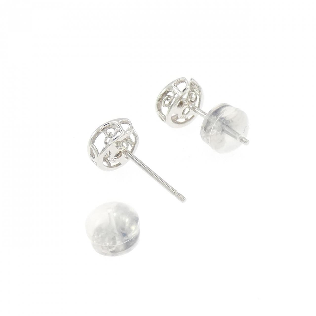 PT900 ダイヤモンド ピアス 0.08CT