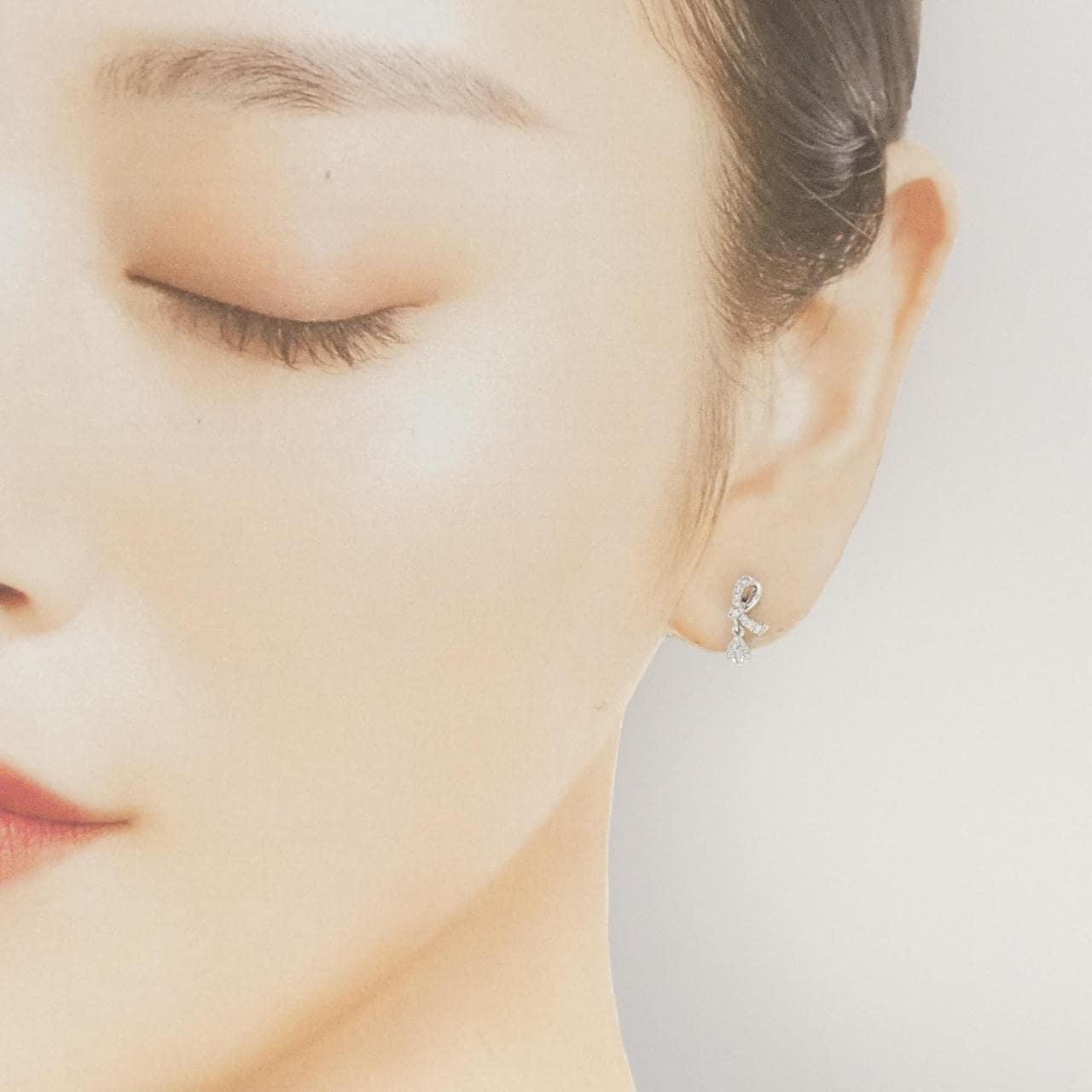 PT950/PT900 ダイヤモンド ピアス 0.14CT