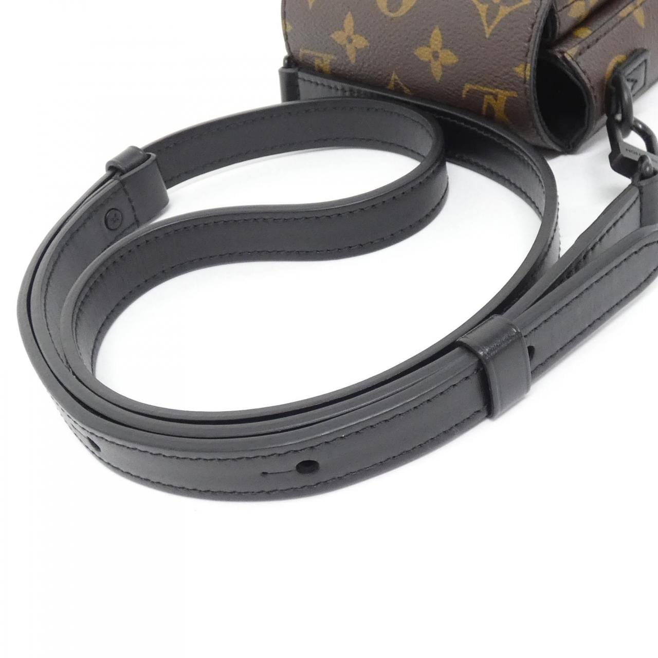 LOUIS VUITTON Monogram Macassar S Rock竖版可穿戴钱包 M81522 单肩包