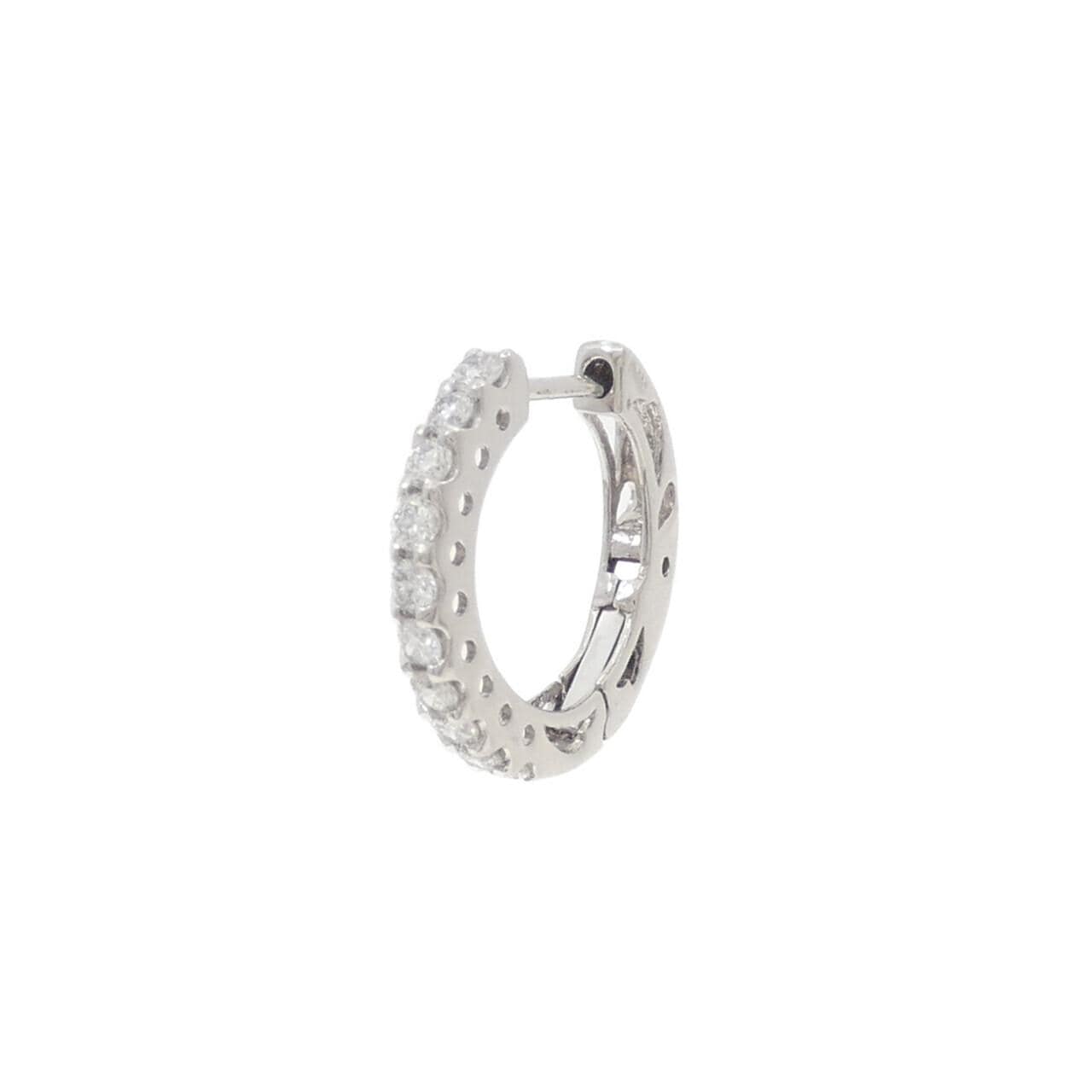 PT900 ダイヤモンド ピアス 0.35CT 片耳