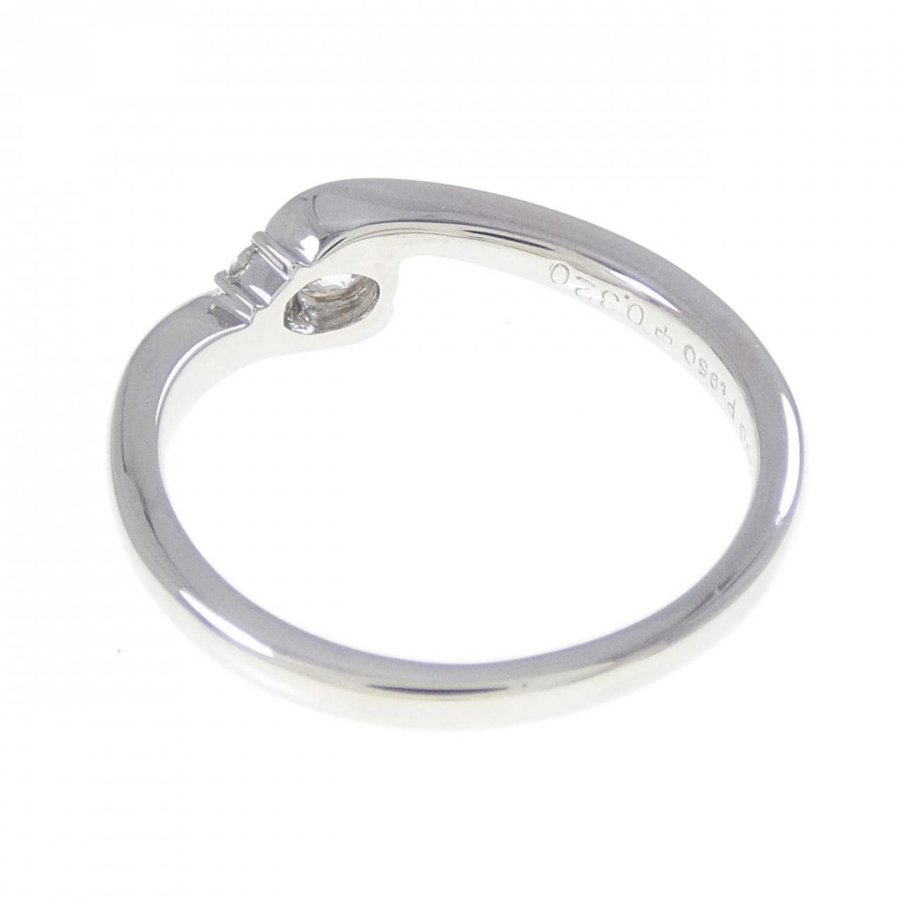 PT950 ダイヤモンド リング 0.320CT