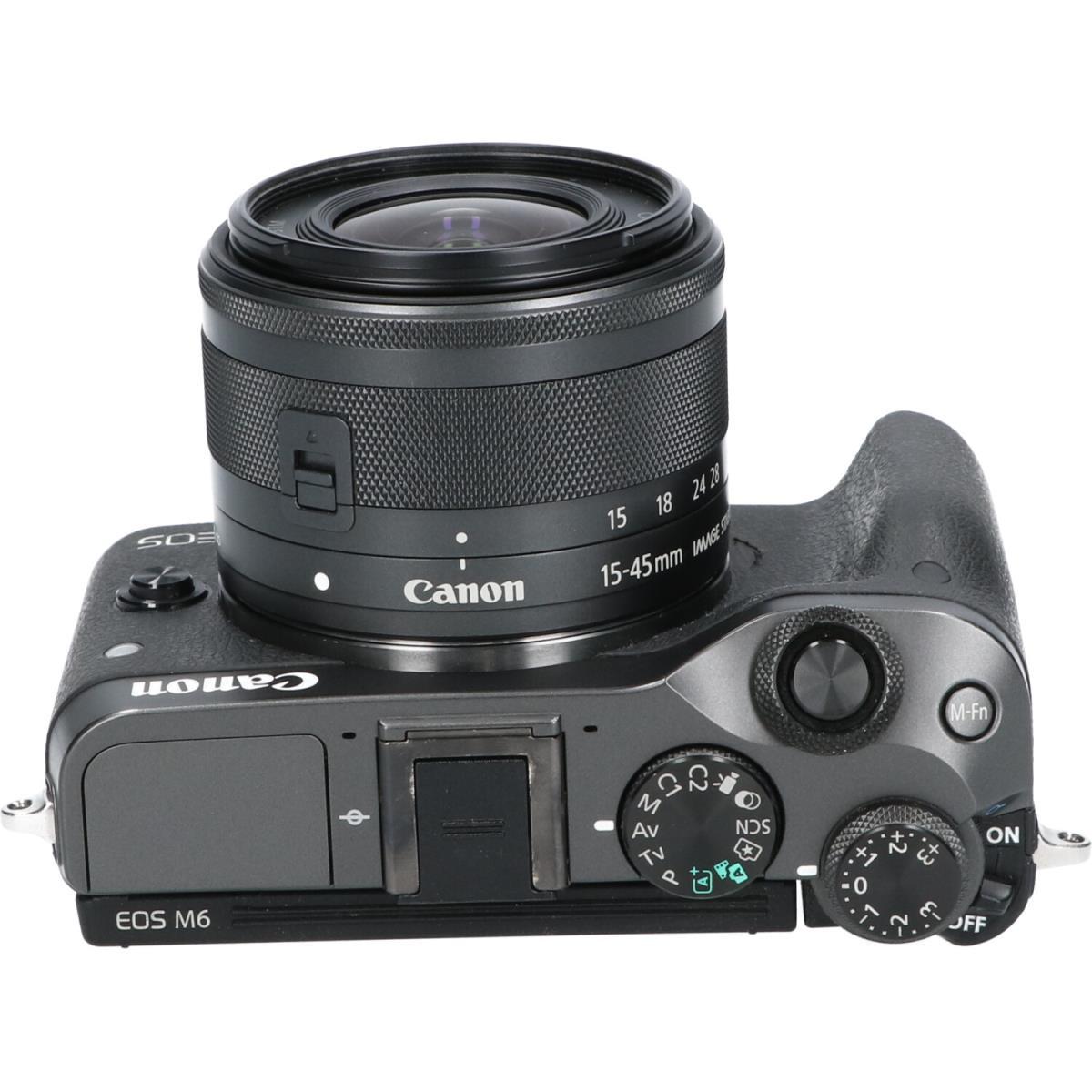 最大80％オフ！ M6 Canon EOS EOS M6 本体及び15-45mmレンズ デジタル ...