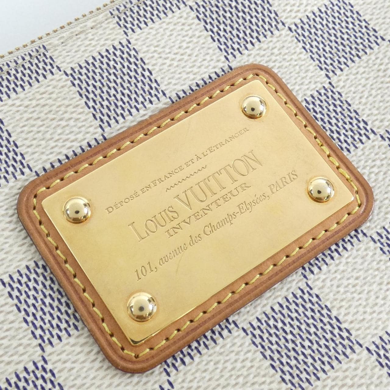 LOUIS VUITTON Damier Azur Eva N55214+J00145 Shoulder Bag