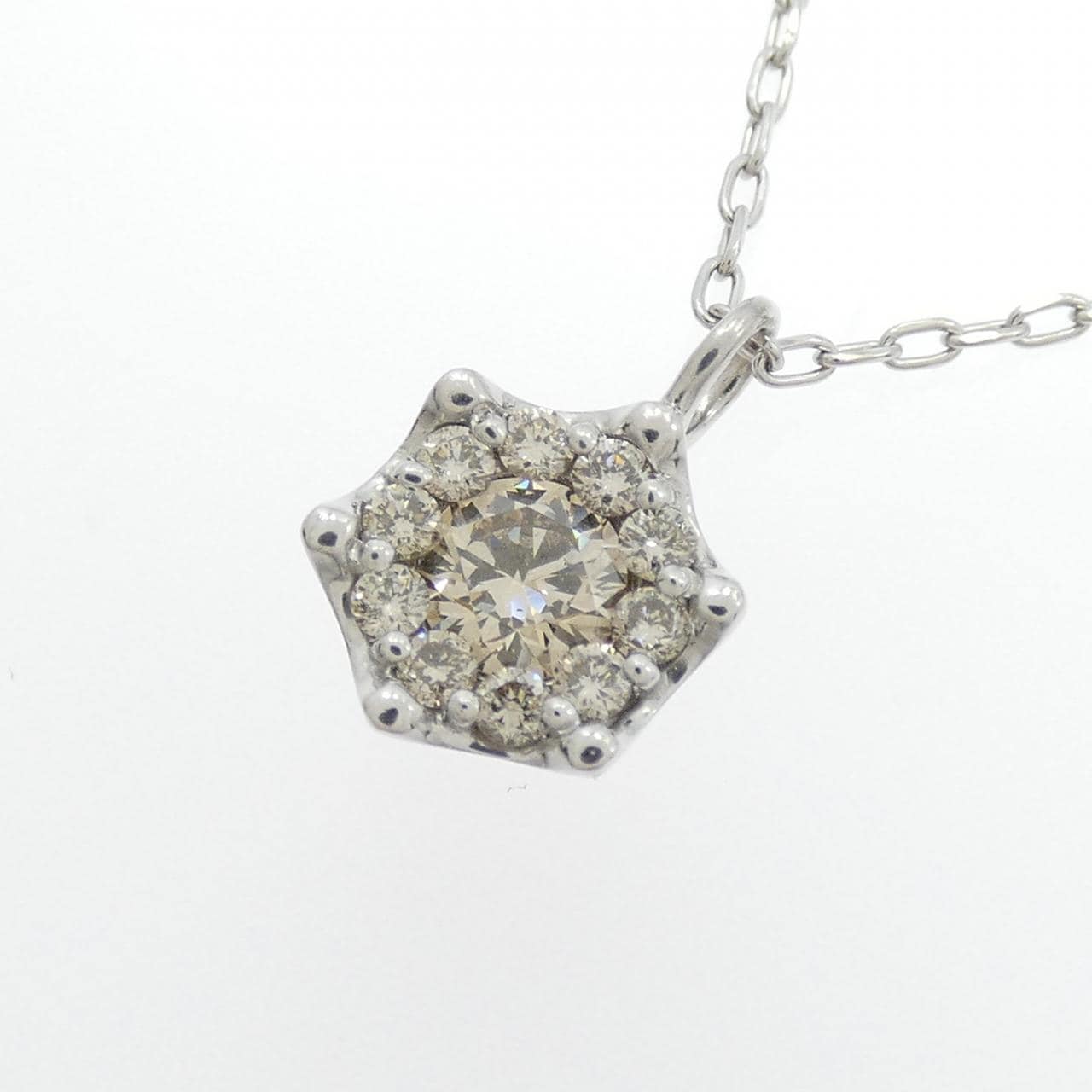 PT900/PT850 ダイヤモンド ネックレス 0.31CT