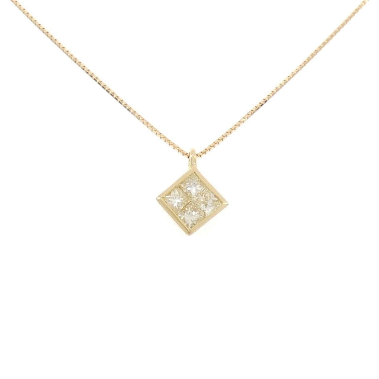 K18YG ダイヤモンド ネックレス 0.70CT