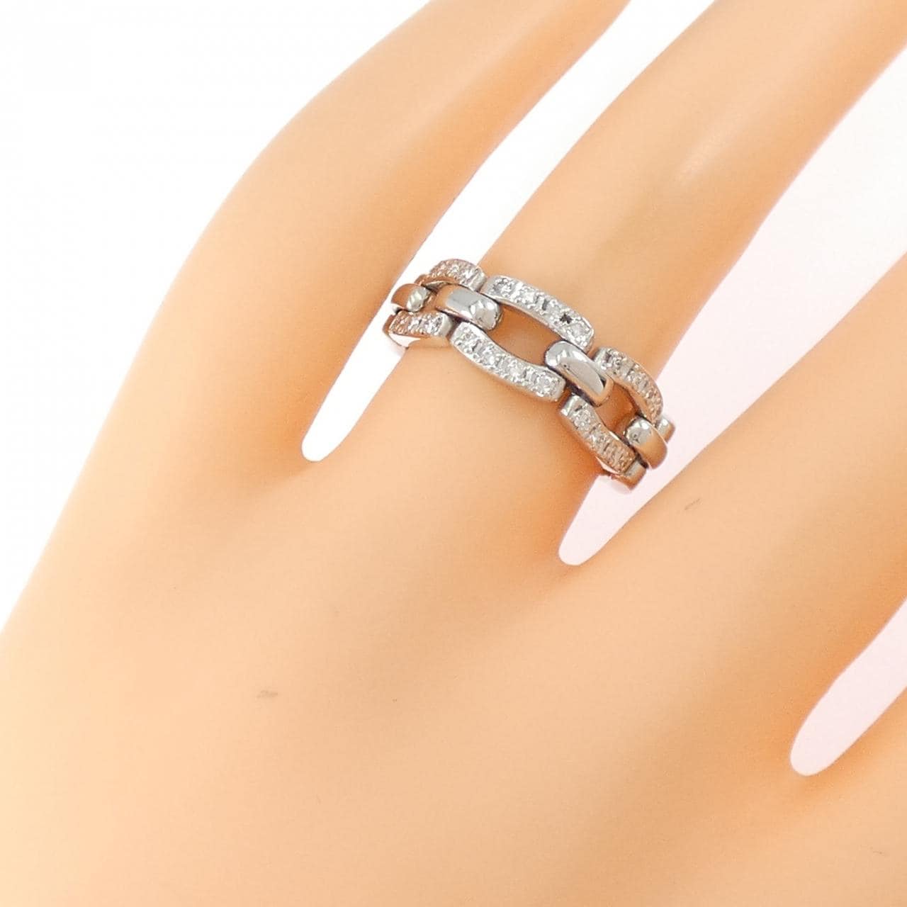 PT900 Diamond Ring 0.16CT