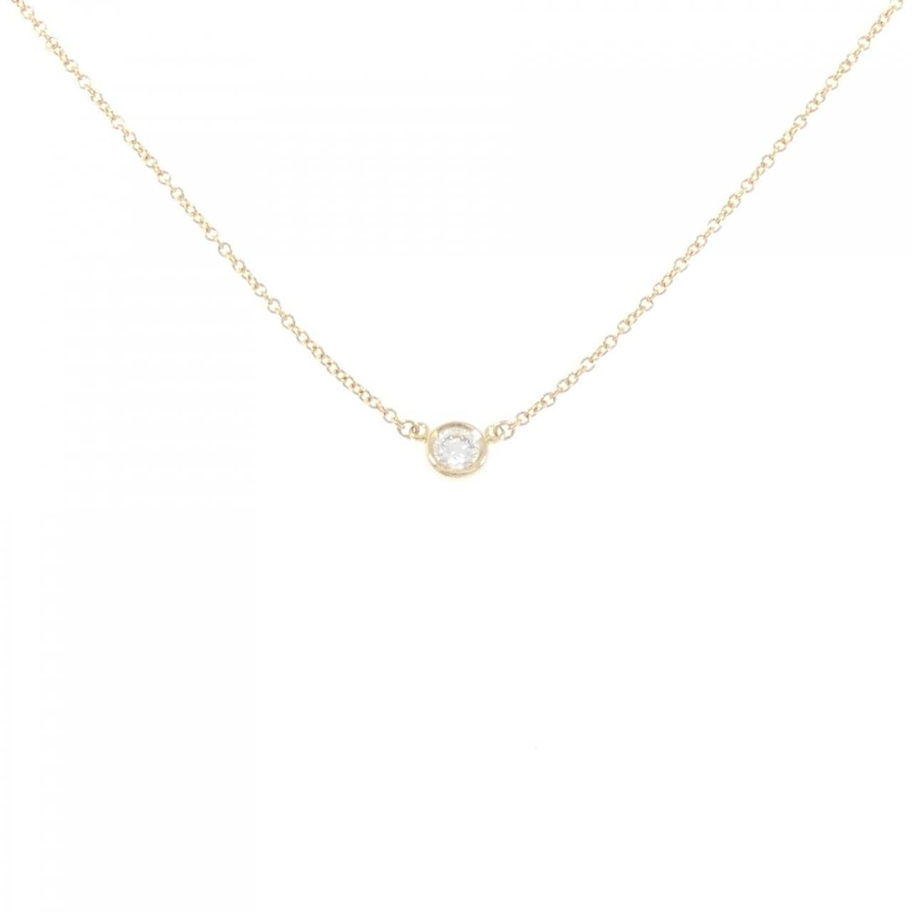 ティファニー バイザヤード ネックレス 0.18CT G VVS1 EXT