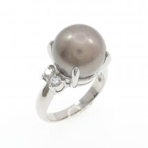 PT900 黒蝶パール リング 11.5mm