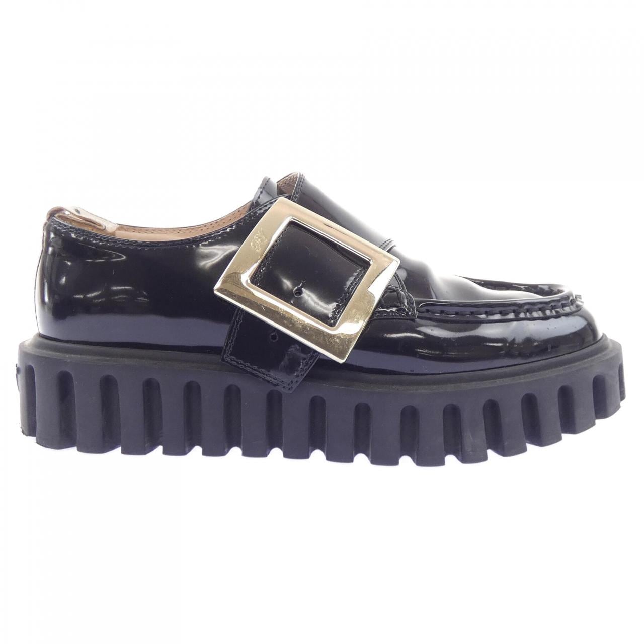 ロジェヴィヴィエ ROGER VIVIER Viv' Go-Thick メタル バックル シューズ